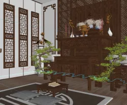 altar 3D model