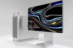 Apple MacPro 2019 plus Apple Display Pro XDR 2019 3D model