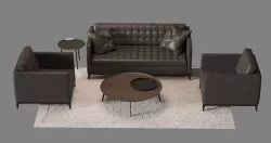 Armchair and Sofa IDP Zelda 3D model