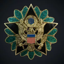 Army Staff Identification Badge Low-poly  3D model