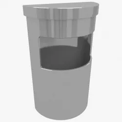 Ashtray Bin 4 3D model