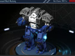 Assault Mech MustangII Low-poly  3D model