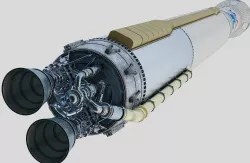 Atlas V rocket 3D model
