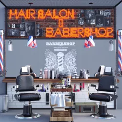 Barber Shop 3D model