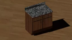 base cabinet 3D model