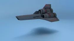 Battlestar Galactica Colonial Viper Low-poly  3D model