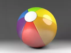 beach ball 3D model