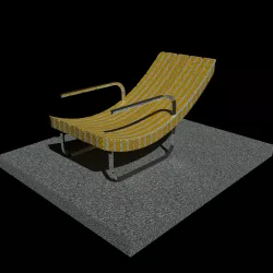 Beach chair  3D model