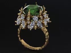 Bee ring 3D model