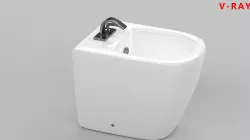 bidet Hidra LOFT LO 14 Colored vray corona 3D model
