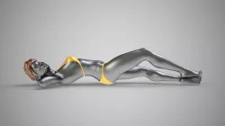Bikini Lying Woman 3D model
