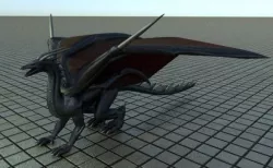 black dragon 3D model