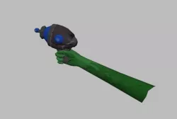 Blaster Low-poly  3D model