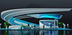 booth 3D model