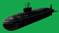 Borei-class submarine 3D Model Low-poly  3D model