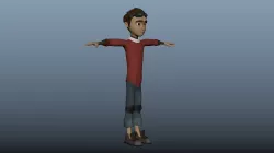 Boy Character 3D model