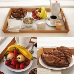 Breakfast in bed 3D model