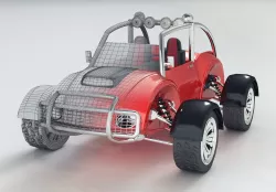 BUGGY JEEP 3D model