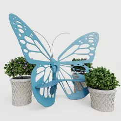 Butterfly bench  3D model