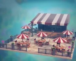 Cafe or bar 3D model
