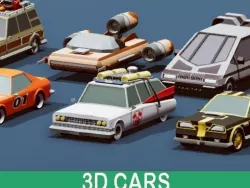 Cartoon Vehicles Pack - Low Poly Cars Low-poly  3D model