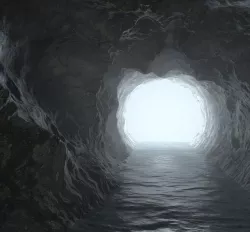 cave tunnel 3D model