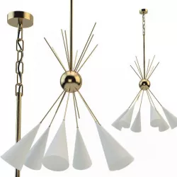 Chandelier Bouquet Brass by Blueprint Lighting 3D model