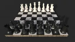 Chess Low-poly  3D model