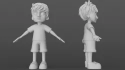 Child Character 3D model
