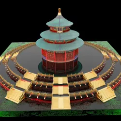 Chinese temple 3D model