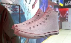 Chuck Taylor High Top Sneaker Low-poly  3D model