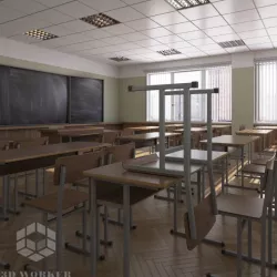 Classroom 2 3D model