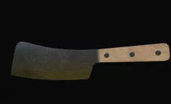 Cleaver Knife Low-poly  3D model