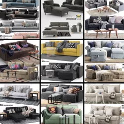 Collection of 10 sofas Ikea version 2 