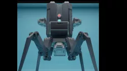 Concept bot  Low-poly  3D model