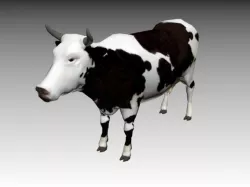 COW LOW POLY 3D model