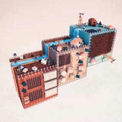 Cube World 3D model