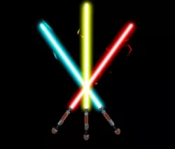 Custom Lightsaber Low-poly  3D model