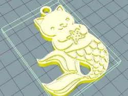 CUTE MERMAID 3D model