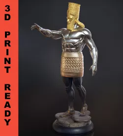 Daniel 2 Statue King Nebuchadnezzar  3D model