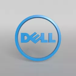 DELL Logo 01 3D model
