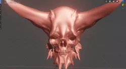 Devil Skull 3D model