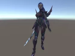 Diana - League of legends Character Low-poly  3D model
