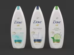Dove Shampoo 3D model