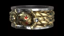 DRAGON BAL RING 3D model