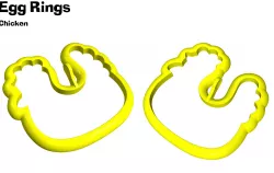 Egg ring - kitchen tool 3D model