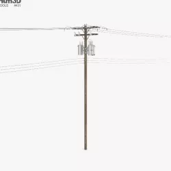 Electric Pole 3D model