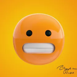 Emoji Awkward Low-poly  3D model