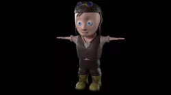 Engineer Boy Rig 3D model