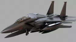 F-15 Eagle 3D Model Low-poly  3D model